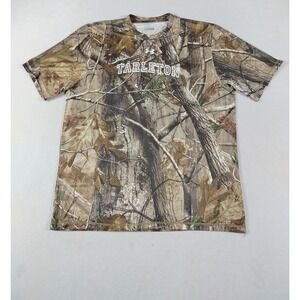 Under Armour Realtree Shirt Mens Medium Brown Camo Tarleton Texans NCAA College